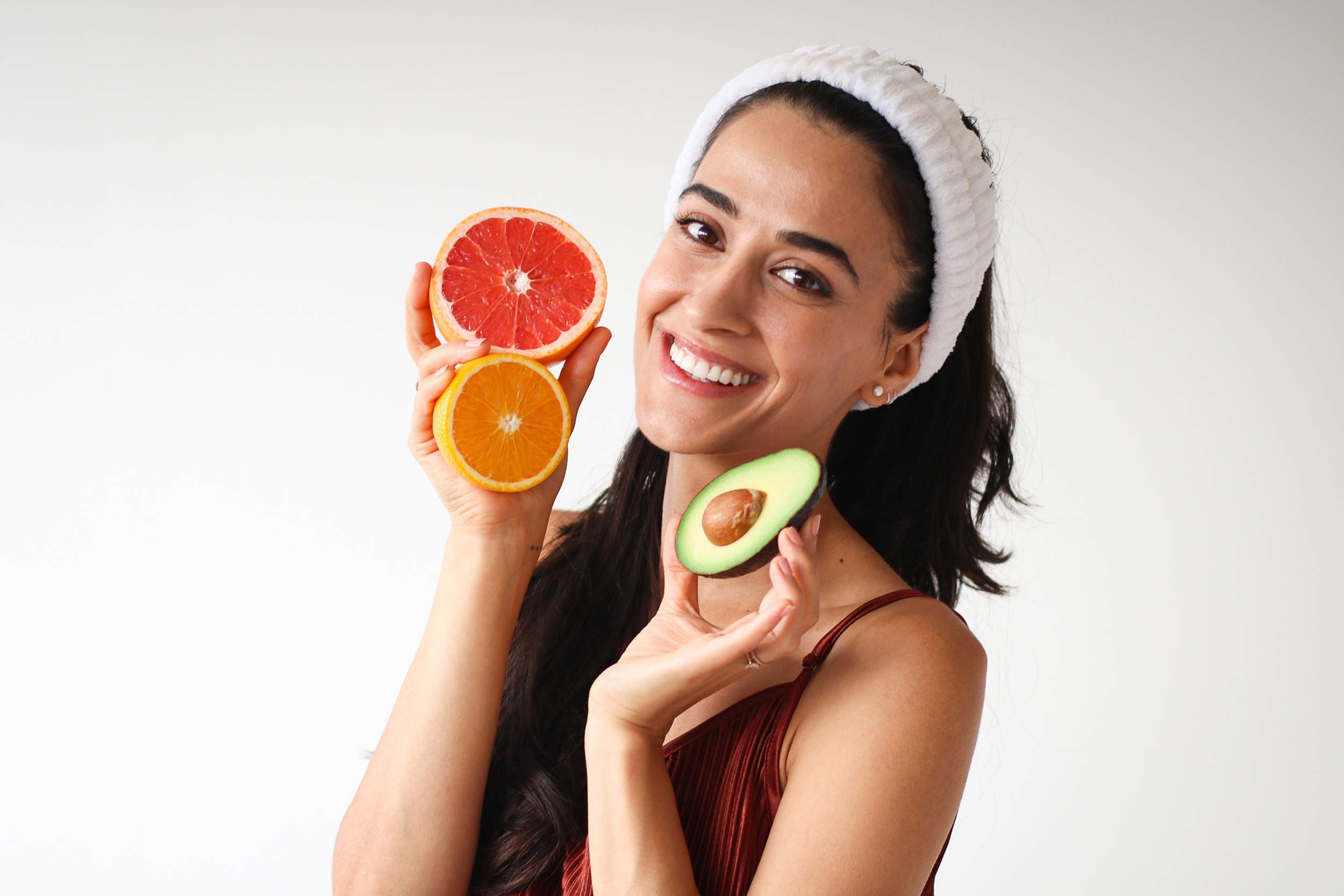 Healthy foods for skin and vascular health